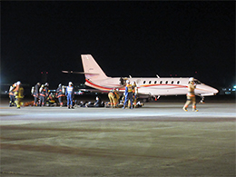 県営名古屋空港総合災害訓練